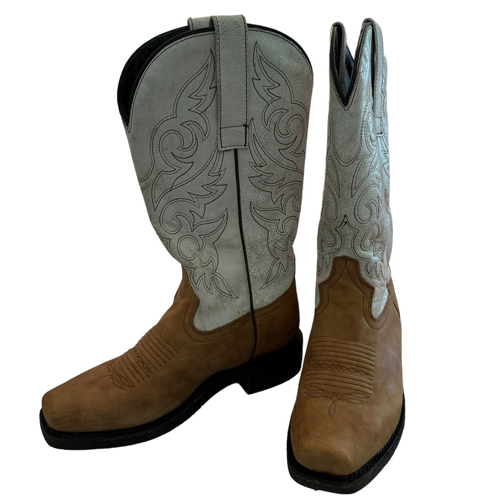 Masterson Boot Co. Leather Cowgirl Western Boots Gem